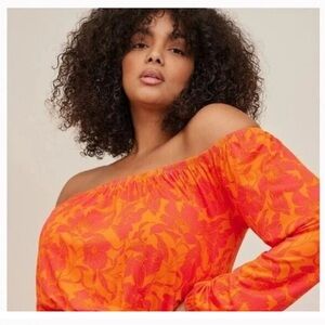 Torrid Soft Off Shoulder Long Sleeve Crop Top